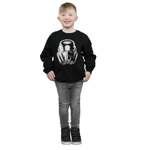 Star Wars Boys Stormtrooper Warp Speed Helmet Sweatshirt