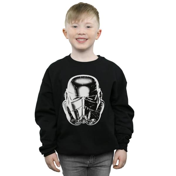 Star Wars Boys Stormtrooper Warp Speed Helmet Sweatshirt