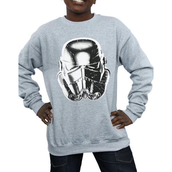 Star Wars Boys Stormtrooper Warp Speed Helmet Sweatshirt