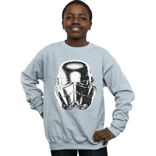 Star Wars Boys Stormtrooper Warp Speed Helmet Sweatshirt