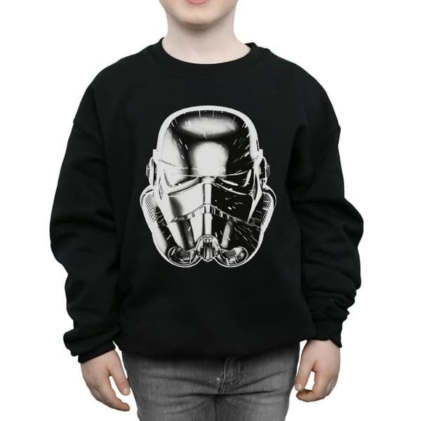Star Wars Boys Stormtrooper Warp Speed Helmet Sweatshirt