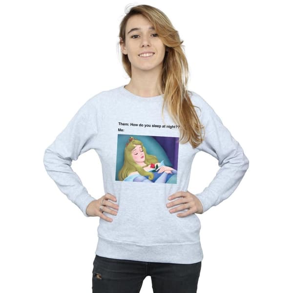 Disney Womens/Ladies Sleeping Beauty Meme Sweatshirt