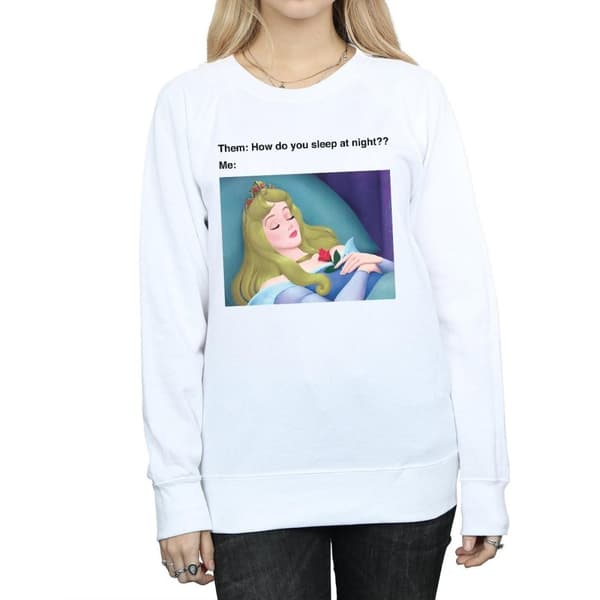 Disney Womens/Ladies Sleeping Beauty Meme Sweatshirt