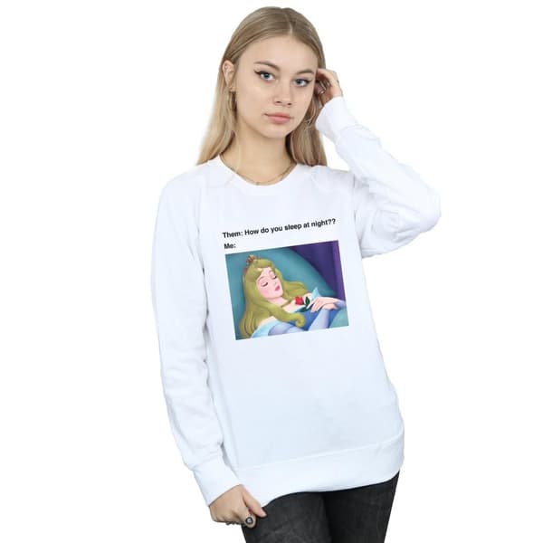 Disney Womens/Ladies Sleeping Beauty Meme Sweatshirt