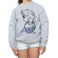 Miniatyrbild 3 av 5: Disney Frozen Elsa Sketch Mono Sweatshirt för flickor