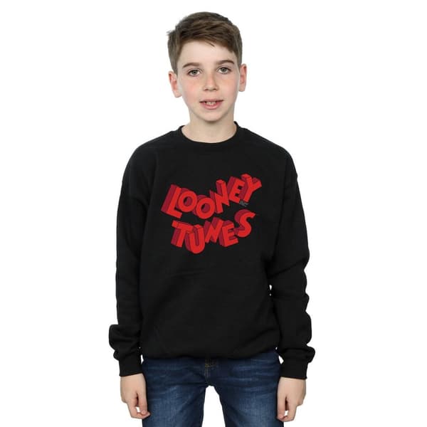 Looney Tunes Boys 3D Logo Sweatshirt