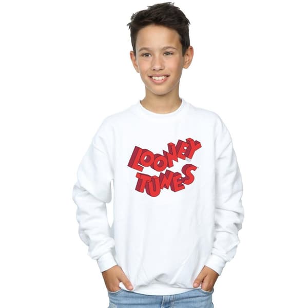 Looney Tunes Boys 3D Logo Sweatshirt