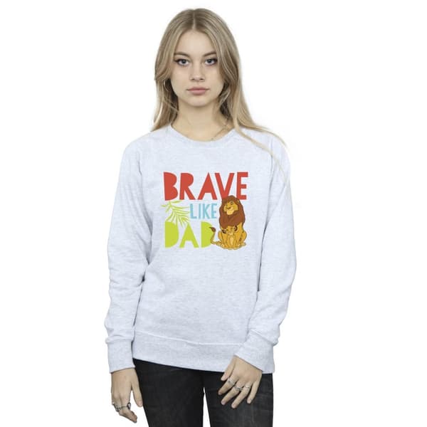 Disney Dam/Tjej Lejonkungen - Modig som en pappa - Sweatshirt