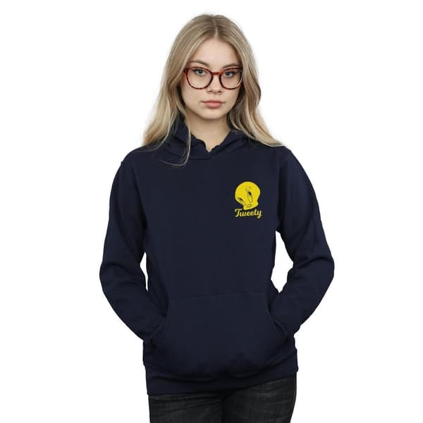 Looney Tunes Tweety Pie Head Hoodie - dam/dam