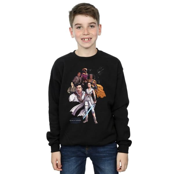 Star Wars: The Rise of Skywalker Star Wars The Rise Of Skywalker Resistance Illustration Sweatshirt för pojkar