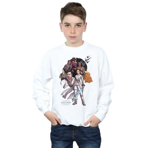 Star Wars: The Rise of Skywalker Star Wars The Rise Of Skywalker Resistance Illustration Sweatshirt för pojkar