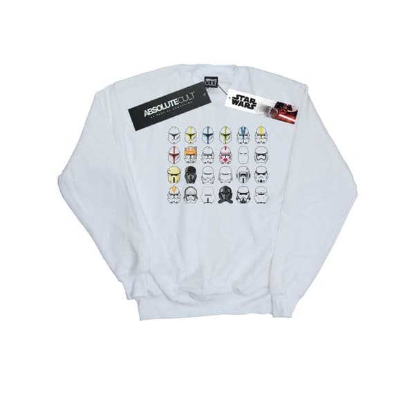 Star Wars Mens Trooper Helmets Sweatshirt