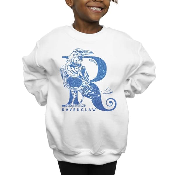 Harry Potter Girls Ravenclaw Glitter Sweatshirt