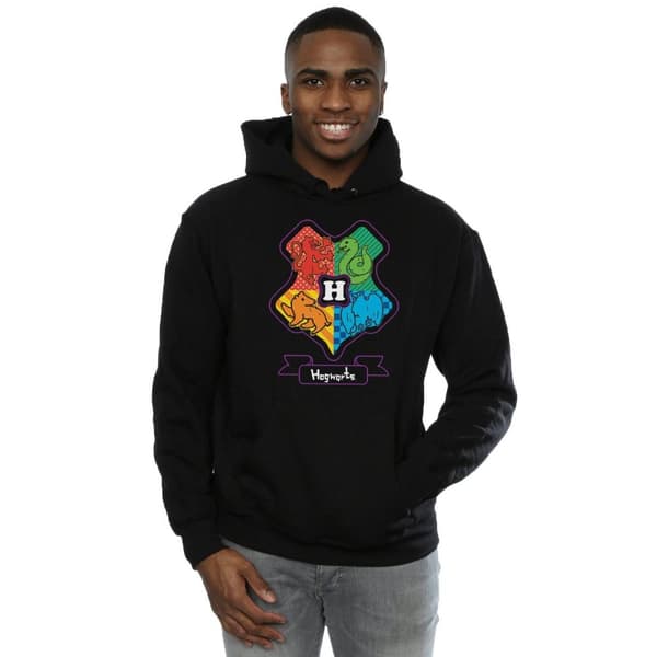 Harry Potter Mens Hogwarts Junior Crest Hoodie