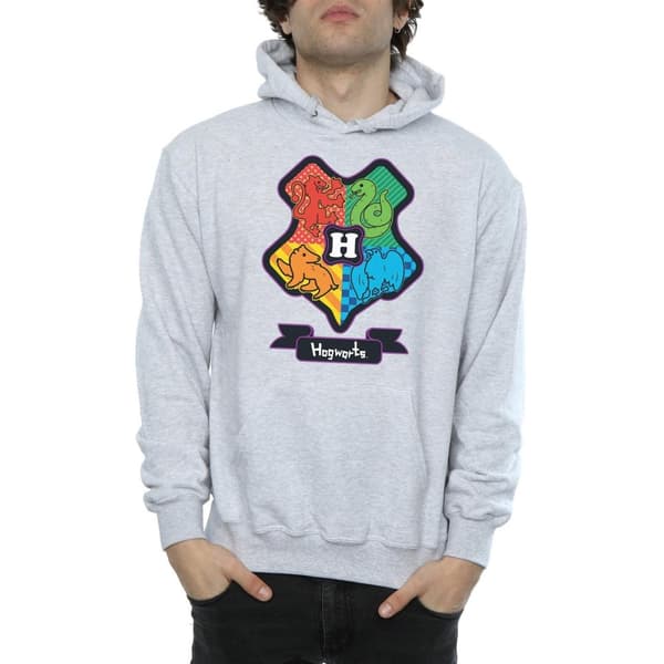 Harry Potter Mens Hogwarts Junior Crest Hoodie