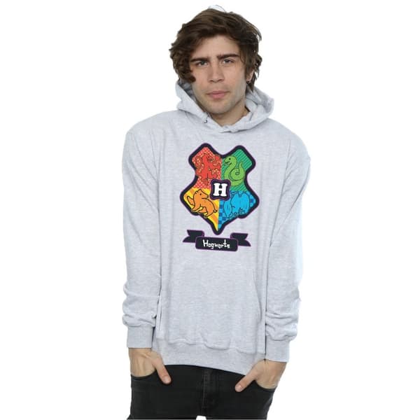Harry Potter Mens Hogwarts Junior Crest Hoodie