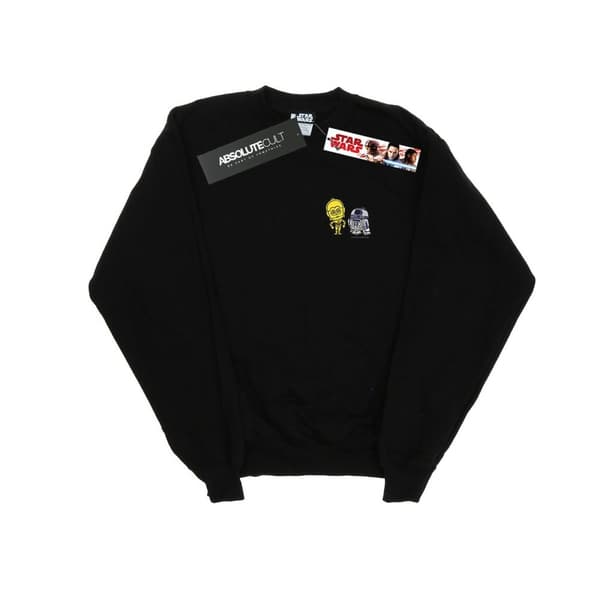 Star Wars Sweatshirt med brösttryck av Resistance Droids för flickor Black 7-8 Years