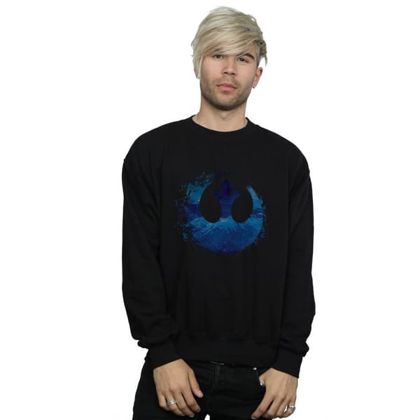 Star Wars: The Rise of Skywalker Mens Star Wars The Rise Of Skywalker Resistance Symbol Wave Sweatshirt