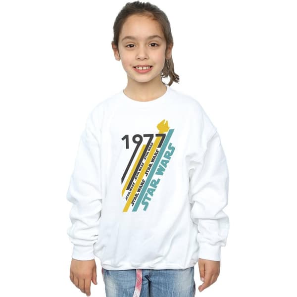 Star Wars Retro 77 Stripes Sweatshirt för flickor