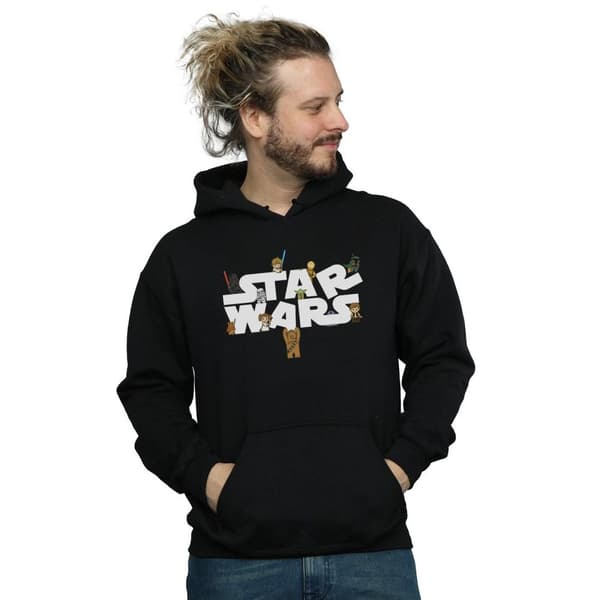Star Wars Mens Kiddie Logo Hoodie