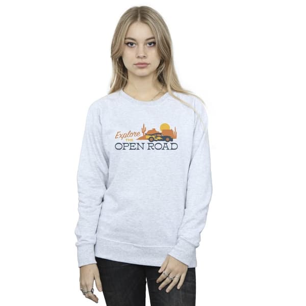 Disney Womens/Ladies Cars Explore The Open Road Sweatshirt