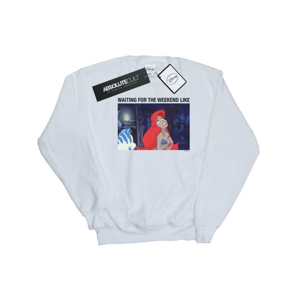 Disney Den lilla sjöjungfrun väntar på helgen - sweatshirt, herr