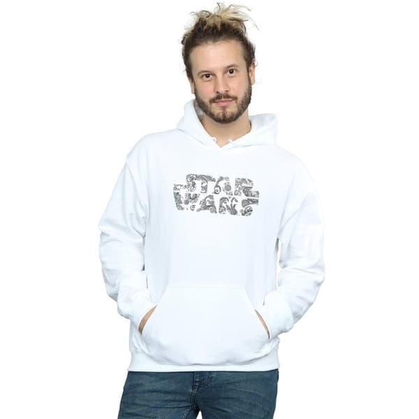 Star Wars Mens Ornamental Logo Hoodie