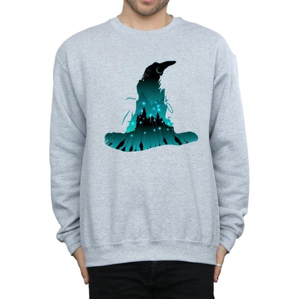 Harry Potter Mens Hogwarts Silhouette Sweatshirt