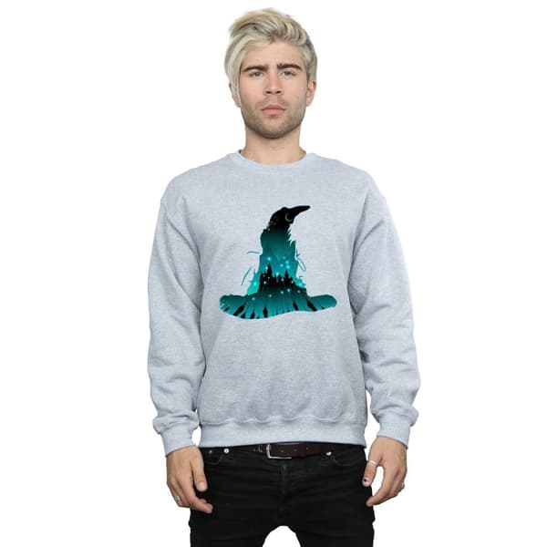 Harry Potter Mens Hogwarts Silhouette Sweatshirt