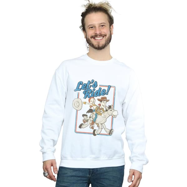 Disney Mens Toy Story 4 Let´s Ride Sweatshirt
