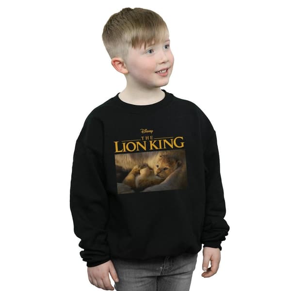 Disney Pojkar Lejonkungen Film Baby Simba Foto Sweatshirt