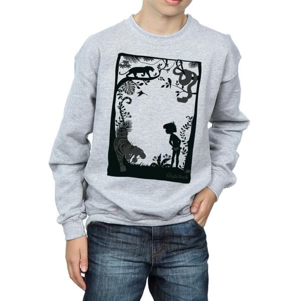 Disney Boys The Jungle Book Silhouette Poster Sweatshirt