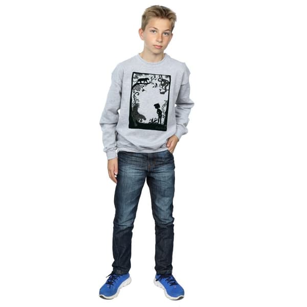 Disney Boys The Jungle Book Silhouette Poster Sweatshirt