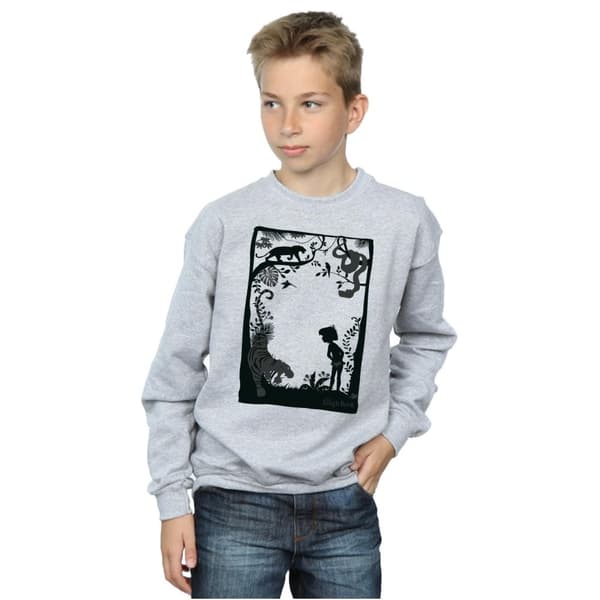Disney Boys The Jungle Book Silhouette Poster Sweatshirt