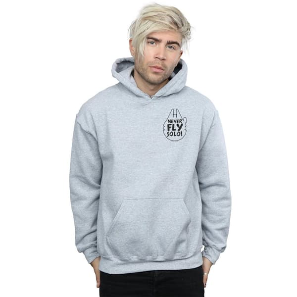 Star Wars Herr Never Fly Solo Hoodie