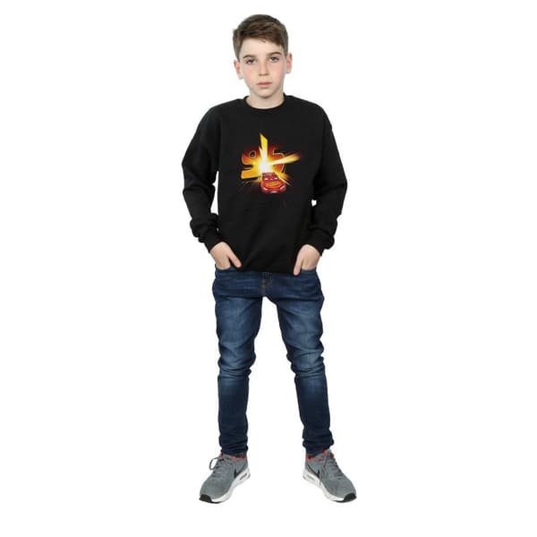 Disney Boys Cars Lightning McQueen Burst Sweatshirt