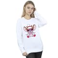 Pikkukuva 3 / 4: Disney Womens/Ladies Lilo & Stitch Angel Reindeer Sweatshirt
