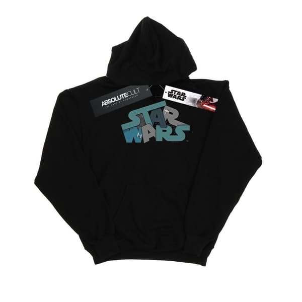 Star Wars Mens Death Star Jumble Logo Hoodie
