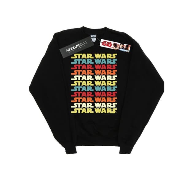 Star Wars Girls Retro Repeat Logo Sweatshirt