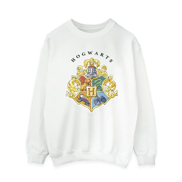 Harry Potter Womens/Ladies Hogwarts School Emblem Sweatshirt