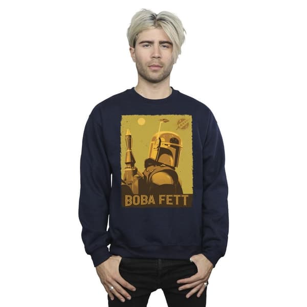 Star Wars Mens The Book Of Boba Fett Planetary Stare Sweatshirt