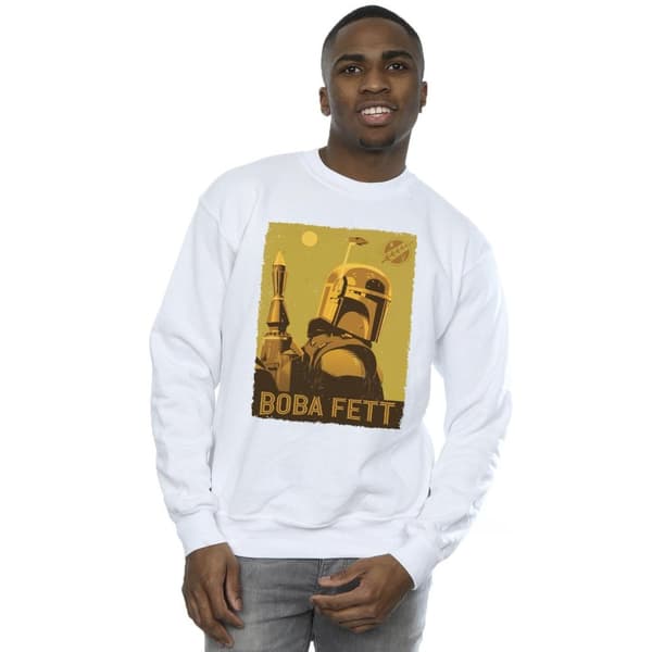 Star Wars Mens The Book Of Boba Fett Planetary Stare Sweatshirt