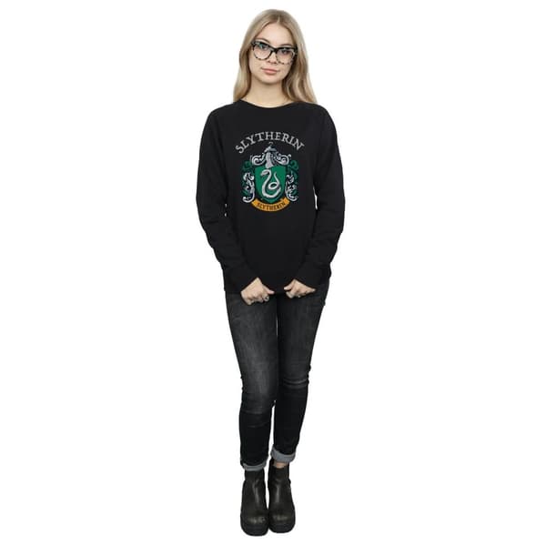 Harry Potter Womens/Ladies Slytherin Crest Sweatshirt