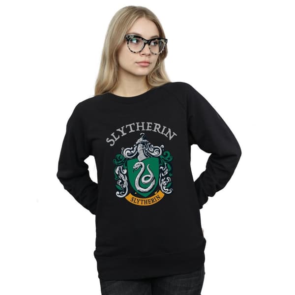 Harry Potter Womens/Ladies Slytherin Crest Sweatshirt