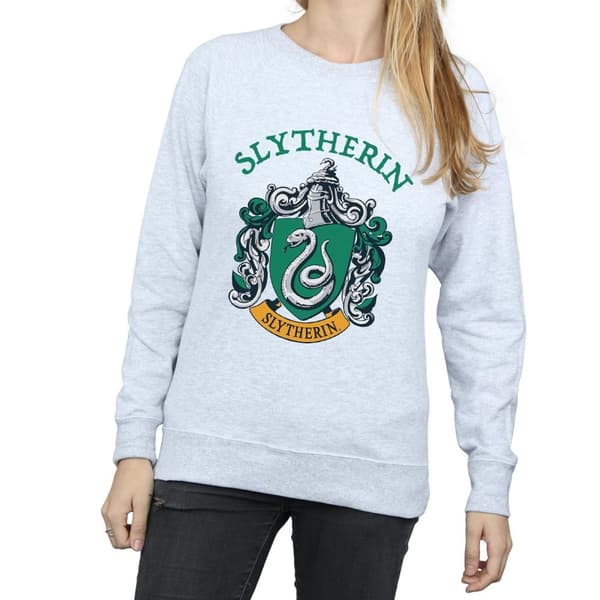 Harry Potter Womens/Ladies Slytherin Crest Sweatshirt