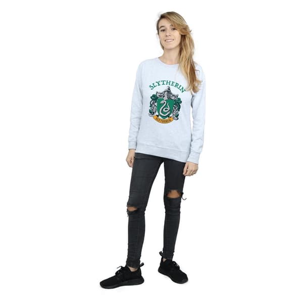 Harry Potter Womens/Ladies Slytherin Crest Sweatshirt