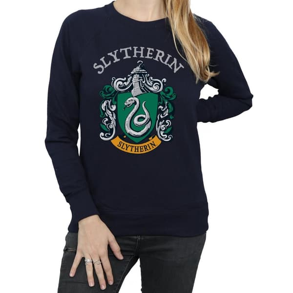 Harry Potter Womens/Ladies Slytherin Crest Sweatshirt