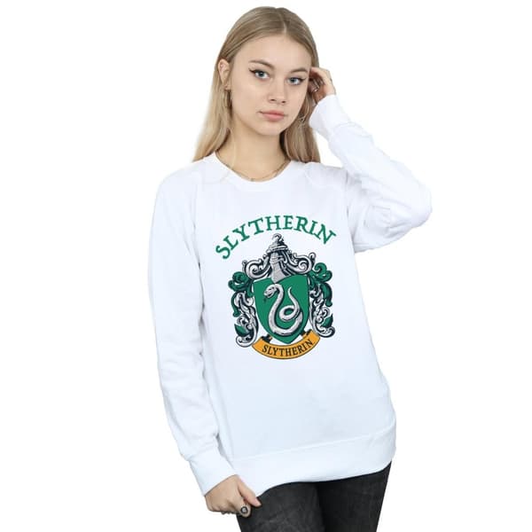 Harry Potter Womens/Ladies Slytherin Crest Sweatshirt