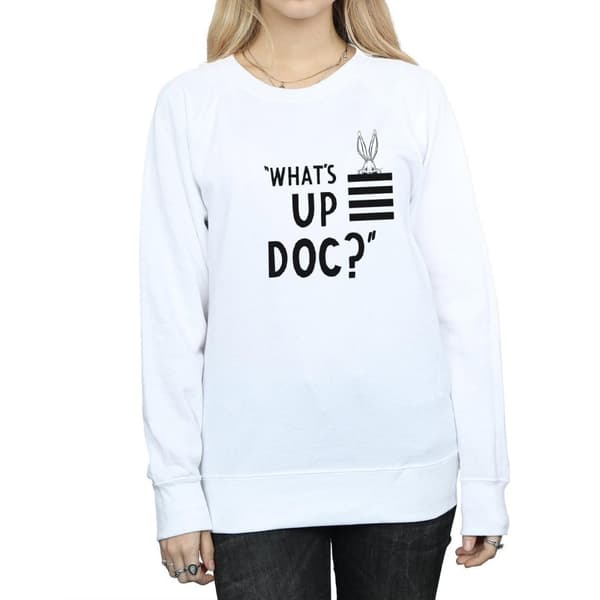 Looney Tunes Dam/Tjej Bugs Bunny What´s Up Doc Stripes Sweatshirt