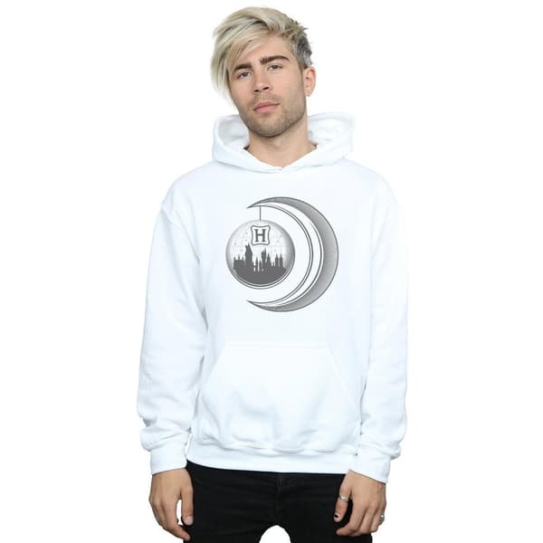 Harry Potter Mens Hogwarts Moon Hoodie